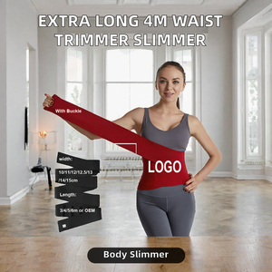 Corset amincissant extra long 4M à taille élastique, effet ventre plat, pour la perte de poids, en polyester et nylon, taille S - Product Image 2