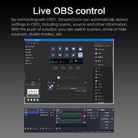 Contrôleur MiraBox N4 Stream Dock avec 10 touches LCD, 4 boutons de déclenchement et moniteur latéral pour le streaming, les jeux et la création de contenu