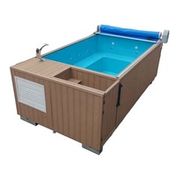 Piscine hors sol en fibre de verre préfabriquée sur mesure pour l'extérieur