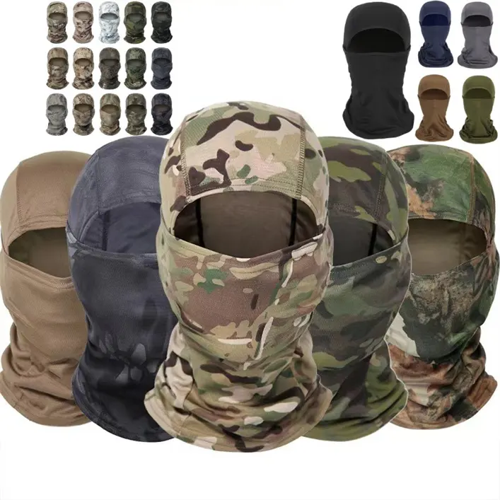 Fashion Tactical Hat 1 Holes Ski Hat Women Men Winter Knit Balaclava Hood Motorbike Motorcycle Helmet Full Face Helmet