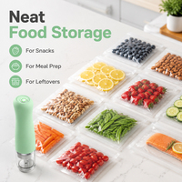 Machine de mise sous vide alimentaire portable rechargeable de qualité supérieure pour appareils de cuisine domestiques, idéale pour les bocaux Mason