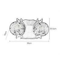 Projecteurs de scène LED RGBW STSLITE Slim Par, étanches IP65, contrôle DMX512, pour mariages en plein air, concerts, soirées DJ, CRI 90 élevé