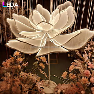 Leda ดอกบัวที่สง่างามตกแต่งงานแต่งงานปาร์ตี้กลางทางเดินไฟบัวเหมาะสำหรับตกแต่งงานปาร์ตี้ - Product Image 1