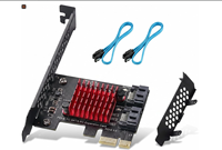 Carte adaptateur d'extension PCI-E vers 3.0 pour disque dur avec interface 6 Gbps en stock