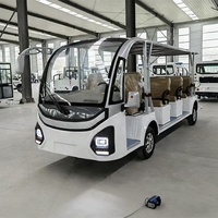 Bus et voiture électriques de tourisme de luxe classiques personnalisés pour parcs et écoles, 11/14 places
