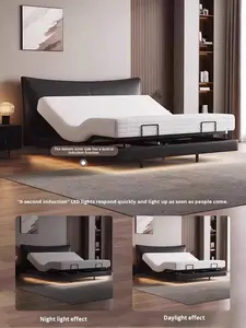 Colchón Eléctrico Inteligente Multifuncional con Control por <span class=keywords><strong>Voz</strong></span>, Tecnología <span class=keywords><strong>de</strong></span> Masaje Ajustable <span class=keywords><strong>de</strong></span> Gravedad Cero, Cama para Parejas para el Hogar u Hotel - Product Image 5