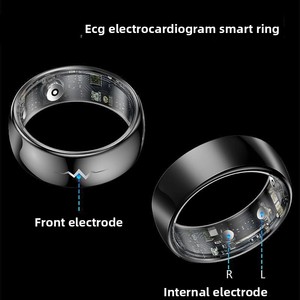Bague connectée transfrontalière Q520 : Surveillance de la pression artérielle, de l'oxygène sanguin, de l'ECG, du rythme cardiaque, de la température corporelle, du sommeil et de l'exercice - Product Image 2