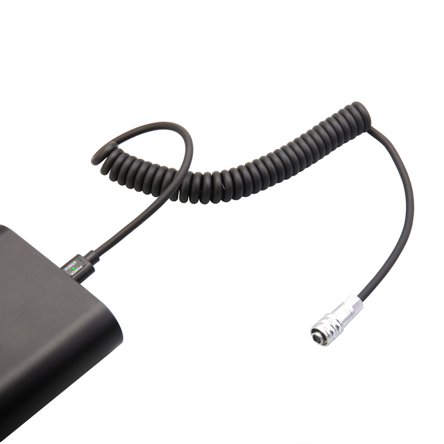 USB-C Power Cable Replacement for Blackmagic Pocket Cinema Camera BMPCC 4K/6K to USB Type-C Spring Cable