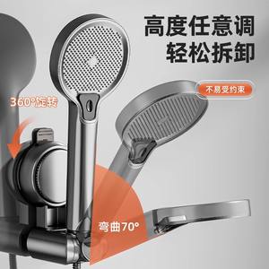 Support de pommeau de douche à ventouse Blue Vine 3-3,9 pouces, support simple moderne et peu encombrant pour rangement de salle de bain - Product Image 4