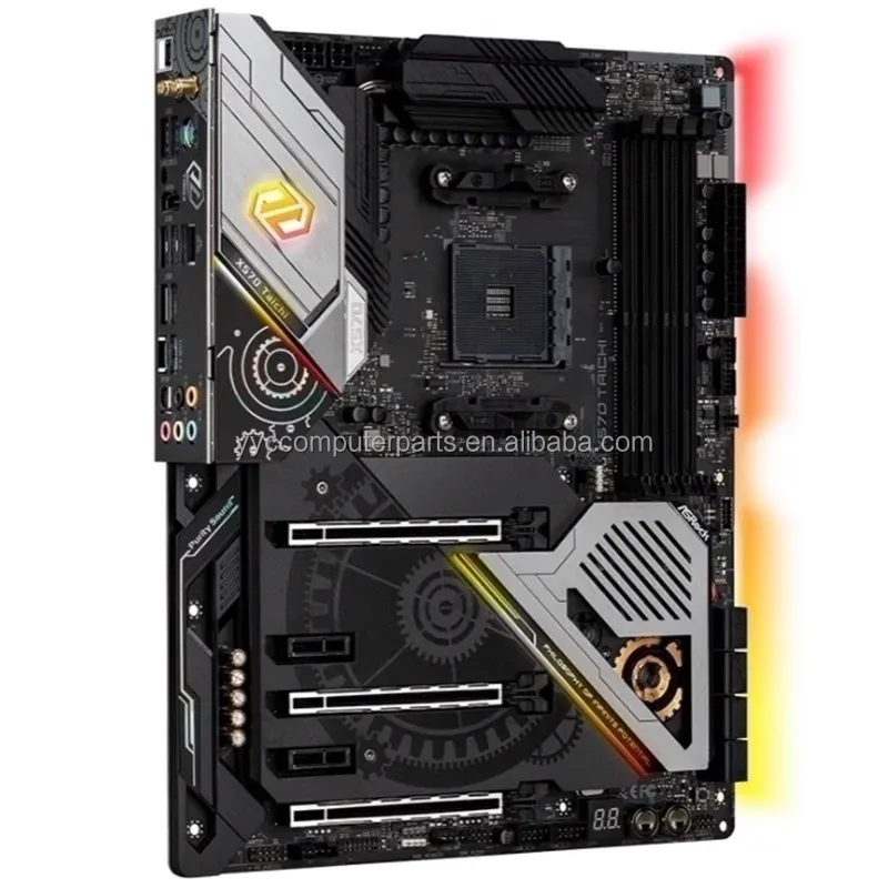 Asrock X570 Taichi Amd Am4 Motherboard For Desktop & Intel