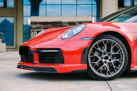 Kit carrosserie en fibre de carbone sèche pour Porsche 911 992.1, lèvre avant, pare-chocs avant, décoration de l'entrée d'air, sortie d'air du pare-chocs avant