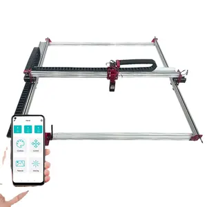 Máquina de marcação a laser, novo design 80w 1m * 1m tamanho completo metal cnc máquina de marcação a laser com computador e telefone app controle máquina de gravura a laser