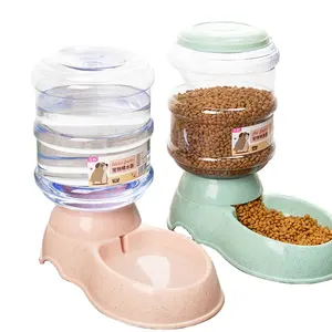 Dispenser Air Otomatis Mangkuk Pemberi Makan Hewan Peliharaan Otomatis untuk Hewan Peliharaan Kucing Anjing