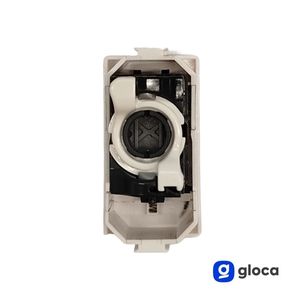 Connecteur réseau RJ45 Gloca à montage sur panneau, connecteur Ethernet en plastique à 2 ports, compatible avec la série Matix - Product Image 4