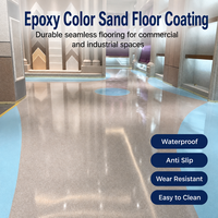 Peinture époxy auto-nivelante pour sols, texture marbre liquide, sans joint, durable pour garage, atelier, entrepôt, sol d'usine