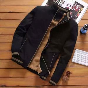 I-0662 Blouson Bomber Homme Tendance Grande Taille Écologique Coupe-Vent à Col Montant et Fermeture Éclair – Nouvelle Collection Printemps-Automne - Product Image 6