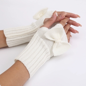 Guantes cortos con lazo, novedades para otoño e invierno - Product Image 2
