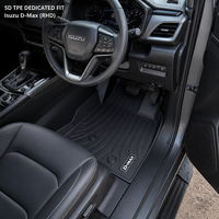 Tapis de sol de voiture 5D en TPE pour Isuzu Ute D-Max, imperméables, résistants à l'usure, écologiques, inodores, vente en gros par le fabricant, support OEM ODM