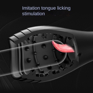 Copa de Masturbación con Simulación de Lengua, Producto Sexual para Adultos, Modelo 52 CN/GUA, Recargable, para Entrenamiento del Pene, Uso <span class=keywords><strong>en</strong></span> Dormitorio - Product Image 2