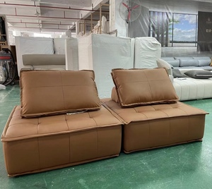 Modern Chesterfield <b>Sofa</b> Square Shape Modular Design with Eco-Friendly Foam Filling for Living Room Mall & Hotel Use - Product Image 2
