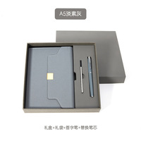 2024 nouveaux produits cadeaux d'affaires coffret A5 cahier pliable avec 16g clé USB stylo bureau Festival fournitures coffret cadeau