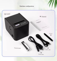 Cetak kecepatan tinggi 200mm/S murah Xprinter termal Printer penerimaan 80mm daftar penerimaan otomatis memotong koleksi Desktop Mini