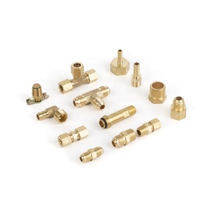 Conector de Latón Forjado de 3/8'' para Tuberías, Tipo T Igual, Clase <span class=keywords><strong>125</strong></span>, Baja Presión - Product Image 1