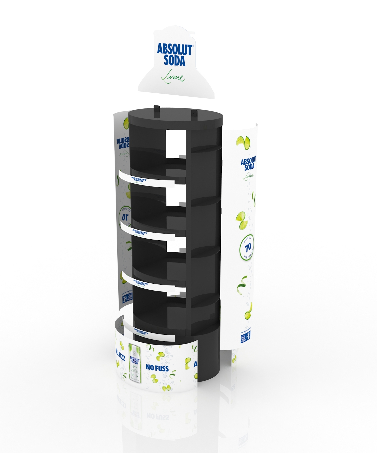 Apache Customized Four-layer Metal Supermarket Retail Store Beverages Condiments Display Racks Stand &POP Commercial Retail — view 3