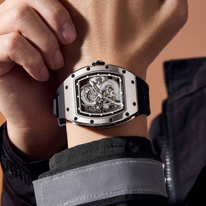 CHANCE Automatic <b>Mechanical</b> Movement <b>Watch</b> 3D Golden Dragon Dial Fashion Luminous <b>Watches</b> for Men - Product Image 2