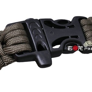 สร้อยข้อมือไนลอนพาราคอร์ดสีเทา อุปกรณ์เอาตัวรอดกลางแจ้งที่ทนทาน - Product Image 4
