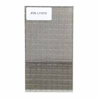 Panneau de verre décoratif ultra-clair à faible teneur en fer, double vitrage trempé, avec intercouche en maille or champagne, pour porte de placard coulissante