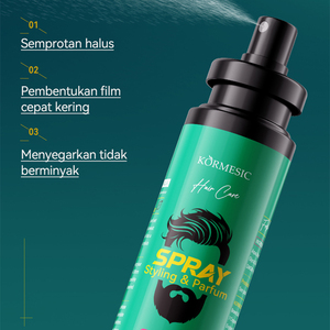 KORMESIC Bpom Certified Wholesale 100ml <b>Men's</b> Sporty <b>Hair</b> <b>Spray</b> Vanilla Scent Styling & Perfume <b>Hair</b> Mist Daily Use Long Lasting - Product Image 3
