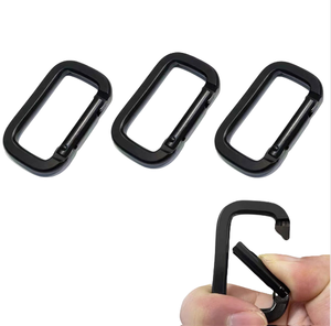 <span class=keywords><strong>Pas</strong></span> <span class=keywords><strong>cher</strong></span> carré en alliage d'aluminium métal acier logo personnalisé mousquetons crochets pour sacs/<span class=keywords><strong>valise</strong></span>/bouteille/camping randonnée - Product Image 2