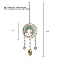 Pendentif en cristal artisanal Arbre de Vie en améthyste, best-seller de Lianyungang, idéal pour toutes les occasions, vente en gros en Chine