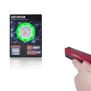 Kit pelatihan Laser termasuk 1 * simulator tembak laser, 1 * target laser dengan timer tanam dan speaker 3mode