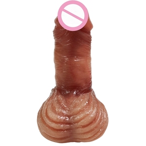 Большой силиконовый имитационный фаллоимитатор для мужчин, с зубами волка, эротический секс-продукт для взрослых с утолщенным увеличенным пенисом, носимый и мягкий - Product Image 2