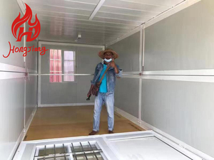 Di Động 20ft Giá Rẻ Nhà Sang Trọng Phòng Ngủ Di Động Gấp Nhỏ Nhà Đúc Sẵn Modular Prefab Gấp Container Nhà - Product Image 3