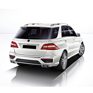 Kit de carrosserie de pare-chocs avant arrière mise à niveau à ML63 AMG look pour Mercedes <span class=keywords><strong>Benz</strong></span> ML <span class=keywords><strong>M</strong></span> CLASS W166 X166 ML350 ML400 ML450 - Product Image 2