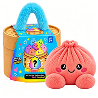 Nouvel Arrivage : Jouet Squishy Géant en Peluche en Forme de Ravioli avec Cuiseur Vapeur, Jouet Anti-Stress à Presser en Peluche de Noël, Cadeau Original