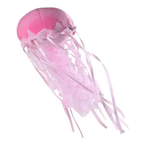 6549 Colorful Creative Jellyfish Stuffed Animal Plush Sea Animal Toys Kids Room Decor Cute Unique Jellyfish Plush Toy