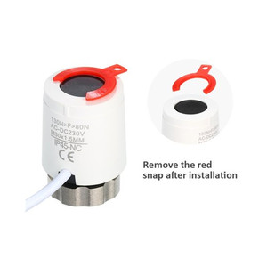 Attuatore termico NC 230V per <span class=keywords><strong>riscaldamento</strong></span> <span class=keywords><strong>a</strong></span> <span class=keywords><strong>pavimento</strong></span> <span class=keywords><strong>collettore</strong></span> normalmente chiuso attuatore elettrico - Product Image 4
