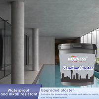 Lapisan sutra plester Venesia Premium, untuk dekorasi rumah lapisan bangunan akrilik cair