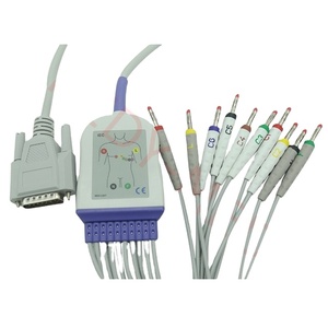 Cardiocare 2000 Ecg Machine Patient Cable、10リードEkgケーブル、CeおよびIso13485証明書 - Product Image 1
