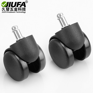 Jiufa Nylon Swivel Caster 2 Inch Silent Wheel For Office Chair Furniture - Product Image 2
