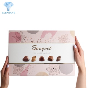 Custom Printing <b>Sweet</b> Flower Chocolate Candy Gift <b>Packaging</b> Wedding Box - Product Image 2