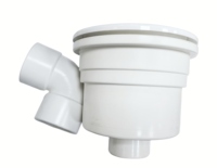Buse de spa hydro SP-4425T avec couvercle blanc, moderne, écologique, en PVC+ABS, à visser, pour jets de massage et de surf, 1,5 po ou 50 mm