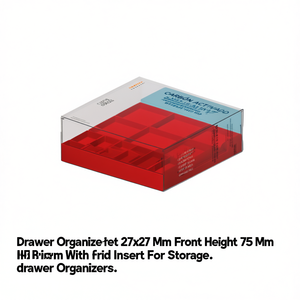 Fami <b>Drawer</b> Organizer <b>Set</b> 27x27 Mm Front Height 75 Mm With Grid Insert For Storage - Product Image 3