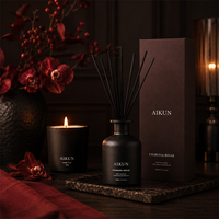 Coffret Cadeau Premium AKUN avec Logo Personnalisé, Diffuseur de Parfum sans Alcool pour Cadeau de Saison, Livraison Rapide