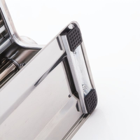Presse à pâtes manuelle en acier inoxydable et machine à couper-fabricant de nouilles créatif élégant pour la maison | Vente en gros et abordable