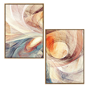 Idee di pittura stampate moderne personalizzate per bambini grafica arte da parete 3 pezzi astratta su tela grafica personalizzata per Hotel - Product Image 3